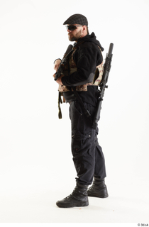 Arthur Fuller Sniper with Guns aiming gun standing whole body…